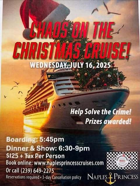Christmas mystery july cruise